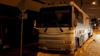 frozen bus
